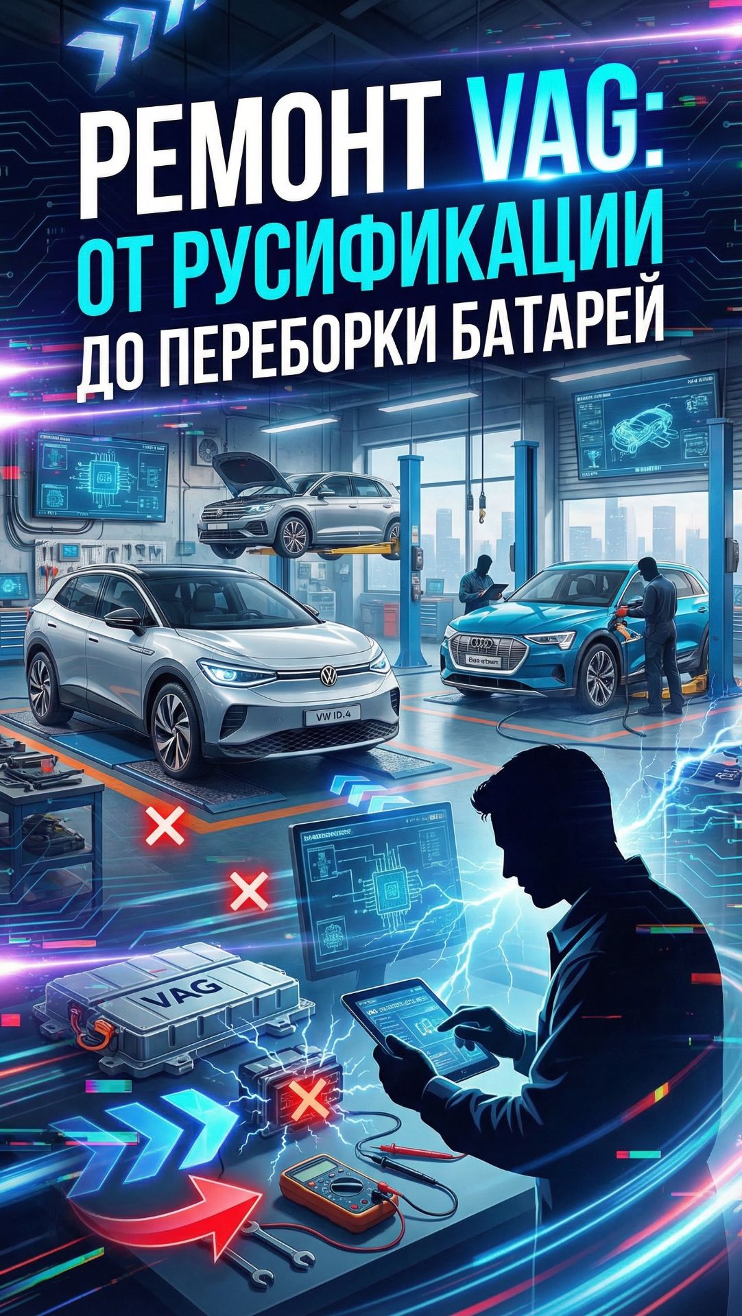Ремонт VAG: От русификации до переборки батарей
