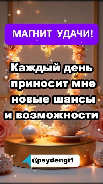 удача любит осмысленных людей