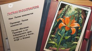 Агент биосферы / Лилия мозолистая / 30.03.26