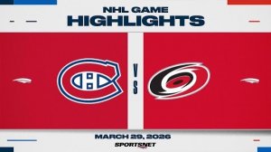 Обзор матча НХЛ | Каролина - Монреаль (30.03.2026)
