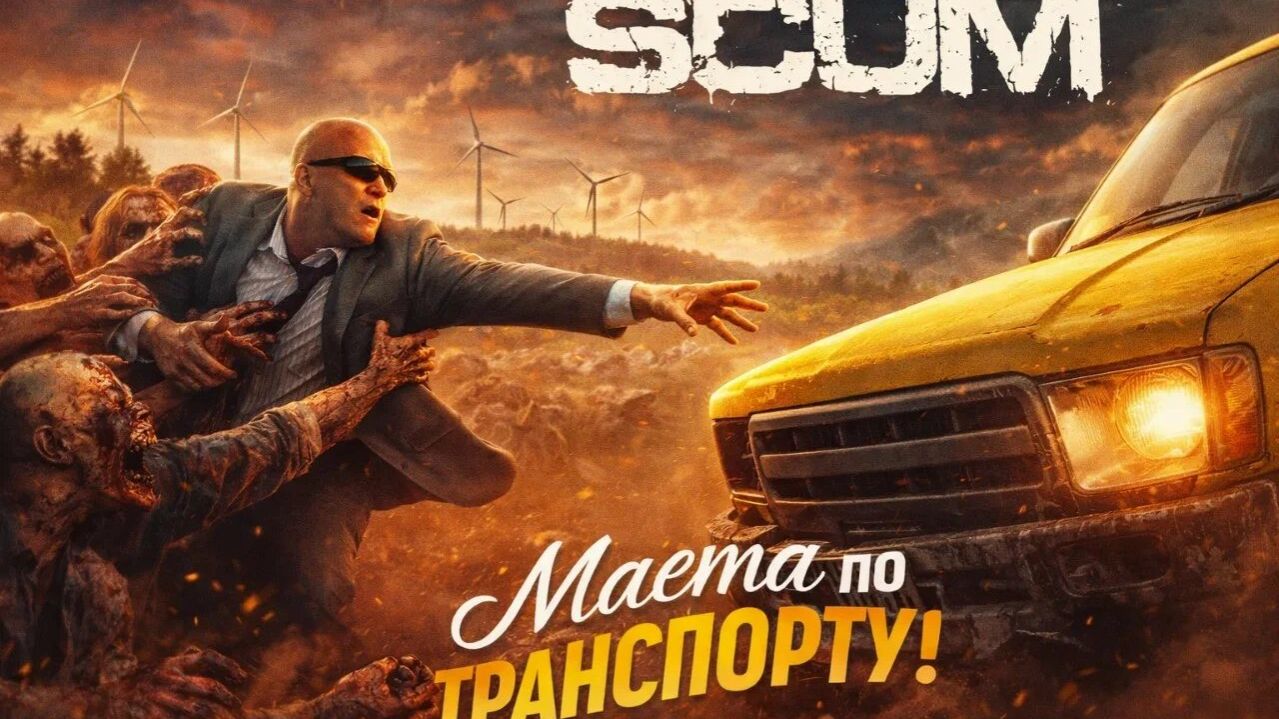 SCUM - #2.5 КАК Я С ТРАНСПОРТОМ МАЯЛСЯ!