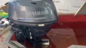 Запуск двигателя Yamaha F25