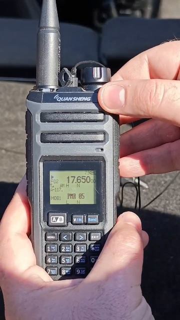 Сравнение родной магнитной антенны #Quansheng и антенны из провода #tecsun #an03l #hamradio