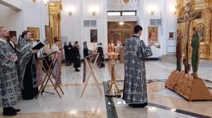 Вечерня с последованием Пассии в Ростокинском храме