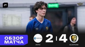 ИНПО 2-4 ALKOTEAM Обзор голов матча