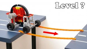 Level_ LEGO Flywheel Car Cross Chain Bridge _ Smart Lego