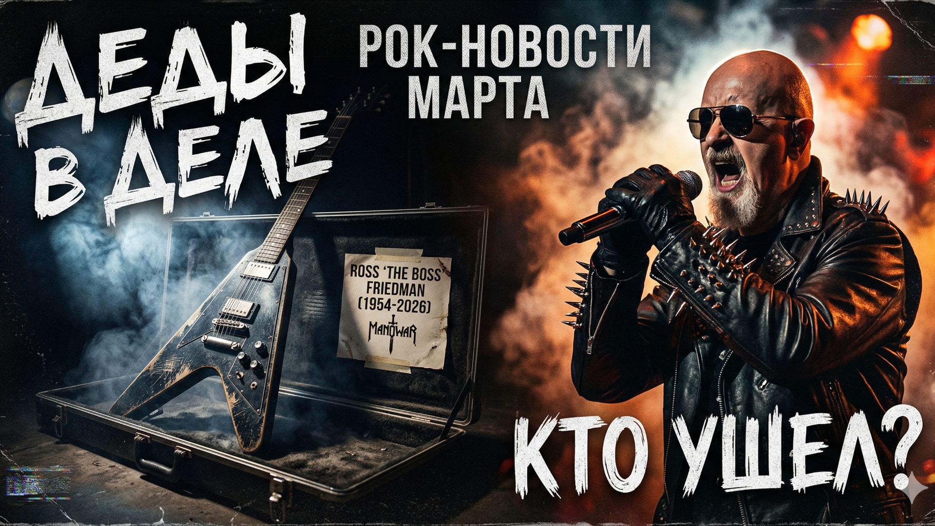 Рок-новости: Смерть легенды Manowar и новый Judas Priest Дайджест 22-29 марта