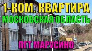 Продаётся однокомнатная квартира в ПГТ Марусино, городской округ Люберцы, Московская область.