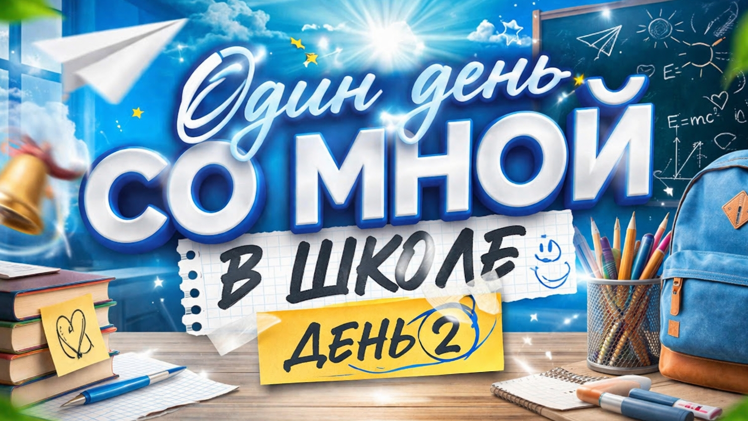 VLOG: Один день со мной в школе. День 2