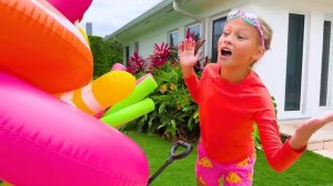 Влад и Ники. Крутые научные эксперименты с надувными игрушками