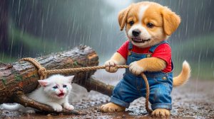 Моменты спасения щенка Рыжика, которые растопили миллионы сердец 😭❤️