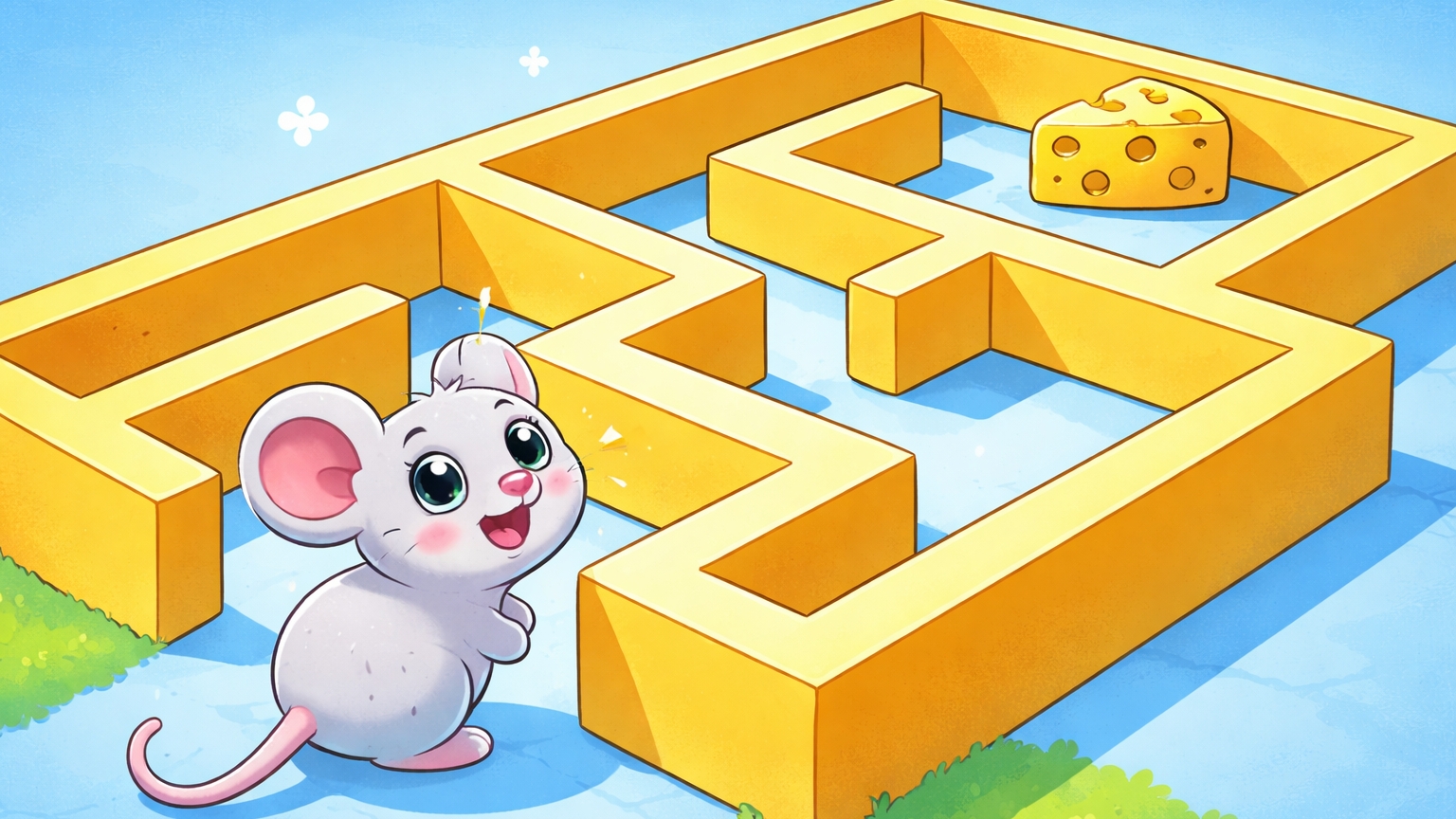 МУЛЬТИК для ДЕТЕЙ про МЫШКУ ГИЗМО и СЫР В ЛАБИРИНТЕ
