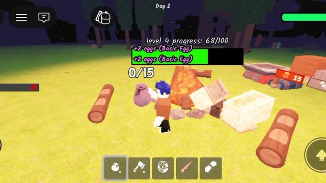 играем в 99 ночей в лесу в роблокс