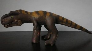 Обзор тираннозавра ЭМБЕР из пластилина / Jurassic world rebirth