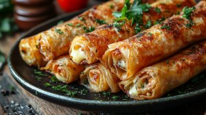 СЫРНЫЕ ТРУБОЧКИ ИЗ ЛАВАША