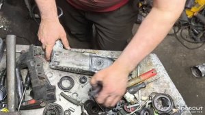 Интерскол П30-900 ремонт редуктора