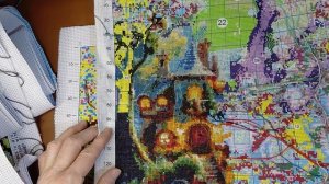 Много вышивала  и УРА СКАТЕРТЬ ГОТОВА рукодельный блог от 19 03