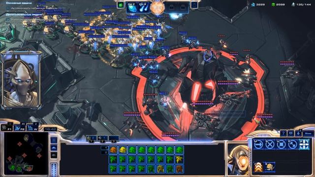 StarCraft II Восьмая миссия "Храм объединения"