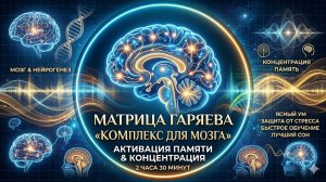 🧠 МАТРИЦА ГАРЯЕВА «КОМПЛЕКС ДЛЯ МОЗГА» 2026 — 2 ЧАСА 30 МИНУТ