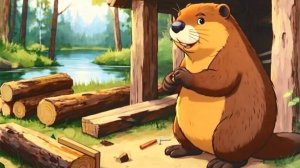 БОБРЫ РЕЧНЫЕ МАСТЕРА /Мультфильм с весёлой песенкой/Студия НИКИТИКИ