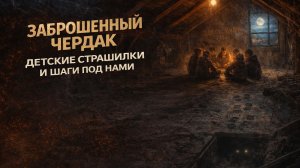 ЗАБРОШЕННЫЙ ЧЕРДАК, ДЕТСКИЕ СТРАШИЛКИ И ШАГИ ПОД НАМИ. СТРАШНЫЕ. МИСТИЧЕСКИЕ. ИЗЖИЗНИ.ТВОРЧЕСКИЕ
