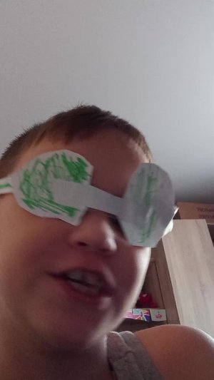 я не снимаю никогда свои зелёные очки