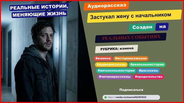 История из жизни | Застукал жену с начальником | Аудио рассказ | Аудиокнига слушать онлайн