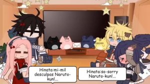 Team 7+Hinata React To={Naruhina💜🦊}And{Sasusaku 🌸🖤}(-Kakashi), [2, 2]
