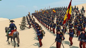 Испанские пушки против британской армии — Масштабная битва | Bannerlord