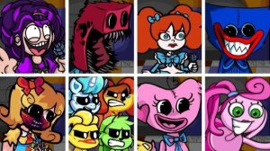 POPPY PLAYTIME НО ВСЕ ПЕРСОНАЖИ ПОПАЛИ В FNF ХАГИ ВАГИ ПОЕТ ЖЕСТКО