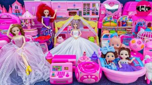 Играем в игрушки из мультика принцесса кукла Барби. Мультфильм для детей. ASMR АСМР