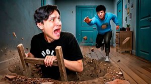 ВЫКОПАЛ СЕКРЕТНЫЙ ТУННЕЛЬ В ДОМЕ ХОЛИБАМА… ПОБЕГ ОТ БЛОГЕРА (КОНЦОВКА №3)