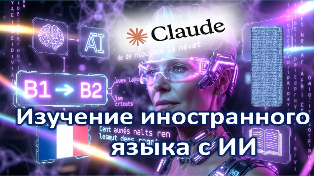 Французский с ИИ: Мой опыт с B1 на B2 по французскому с Claude AI (Полная методика с примерами)