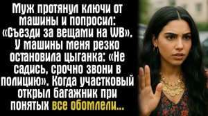 Муж протянул ключи от машины и попросил： «Съезди за вещами на WB». У машины меня резко остановила.