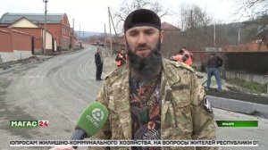 Ремонт автодороги "Карабулак-Яндаре" в Ингушетии продолжается