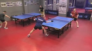 I ф. Дашевский А. (622) - Чирков А. (734) 24.03 настольный теннис Малиновый 400+ турнир