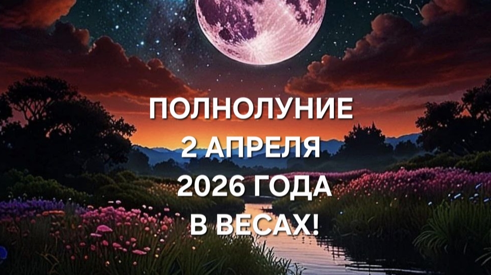 ПОЛНОЛУНИЕ 2 АПРЕЛЯ В ЗНАКЕ ВЕСЫ!♎️ ТАРО-ПРОГНОЗ ДЛЯ ВСЕХ ЗНАКОВ ЗОДИАКА!