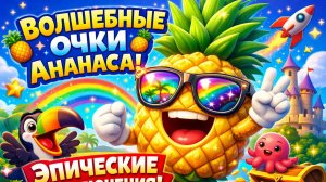 🍍 Волшебные солнцезащитные очки Ананаса. Приключение Ананаса! 🍍