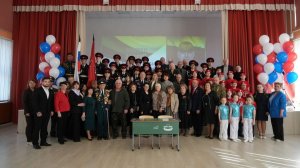 В школе №1374 открыли Парту Героя в честь героически погибшего участника СВО Андрея Мареева