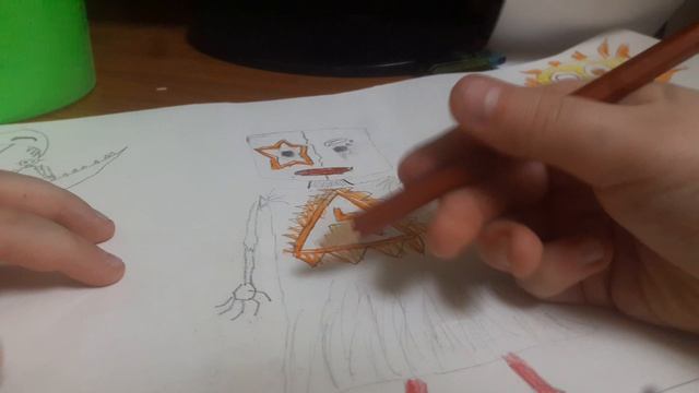 Монстры раскрашиваю @Demid Games❤#рисунок#