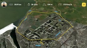 Первый полтишок на велосипеде через Верх-Тулу в прямом эфире