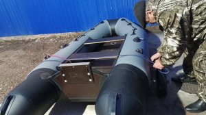 Тележка вместо транцевых колес
 для лодки ПВХ