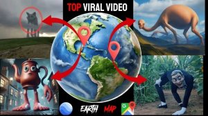 😶🌫️😱Я нашла 4 самых вирусных видео на старых картах Google Earth #universalskt #карта #Земля #Go