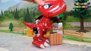 Видео про игрушки с динозаврами - Украденное яйцо! Мультфильмы 2021 для детей смотреть онлайн.