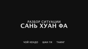ШАН ГИ. Разбор ситуации против нескольких противников на основе формы :Три владыки: (сань хуан фа)