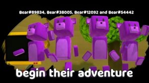 Фиолетовый Супер Медведь против всех боссов /Игровой процесс Super Bear Adventure