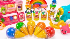 ИГРАЕМ В АНТИСТРЕСС ЛЕПИМ МОРОЖЕНОЕ НАХОДИМ БЭБИ ШАРК АСМР ВИДЕО ДЛЯ ДЕТЕЙ КАНАЛ ИГРАЛКИ-ЗАЛИПАЛКИ