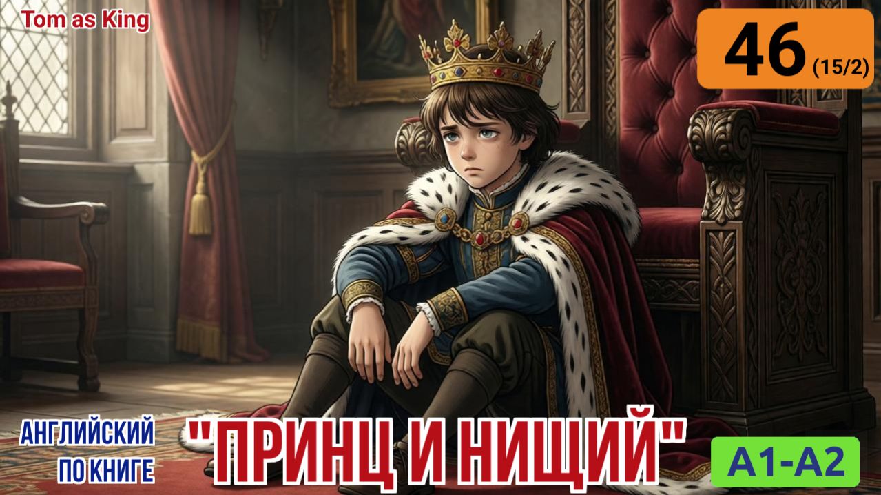 "Принц и нищий" на английском | Глава 15/2: Тревожное ожидание и шумная толпа | A1-A2
