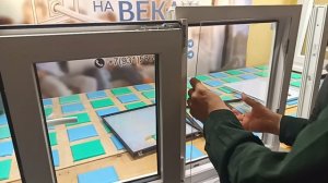 Замер вставки для мобильного кондиционера в окно Оргстекло