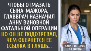 истории из жизни Чтобы отмазать сына-мажора, главврач назначил Анну виновной фатальной операции…